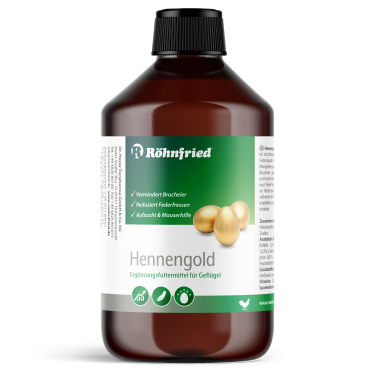 HENNENGOLD – takarmánykiegészítő erős tojásokért és egészséges tollakért, 5L