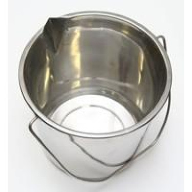 Rozsdamentes acél vödör kiöntővel 18l