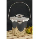 Rozsdamentes acél vödör fedéllel 11l